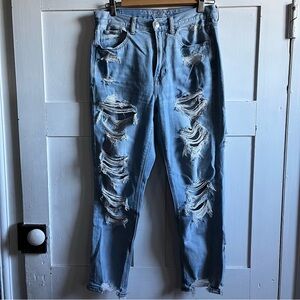 American Eagle Mom Jeans Size 8